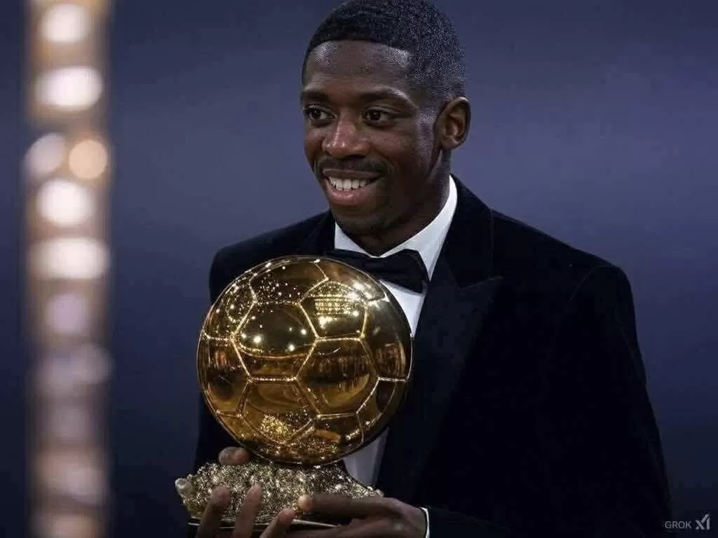 عثمان ديمبيليه سادس لاعب فرنسي يحرز جائزة الكرة الذهبية لهذا العام