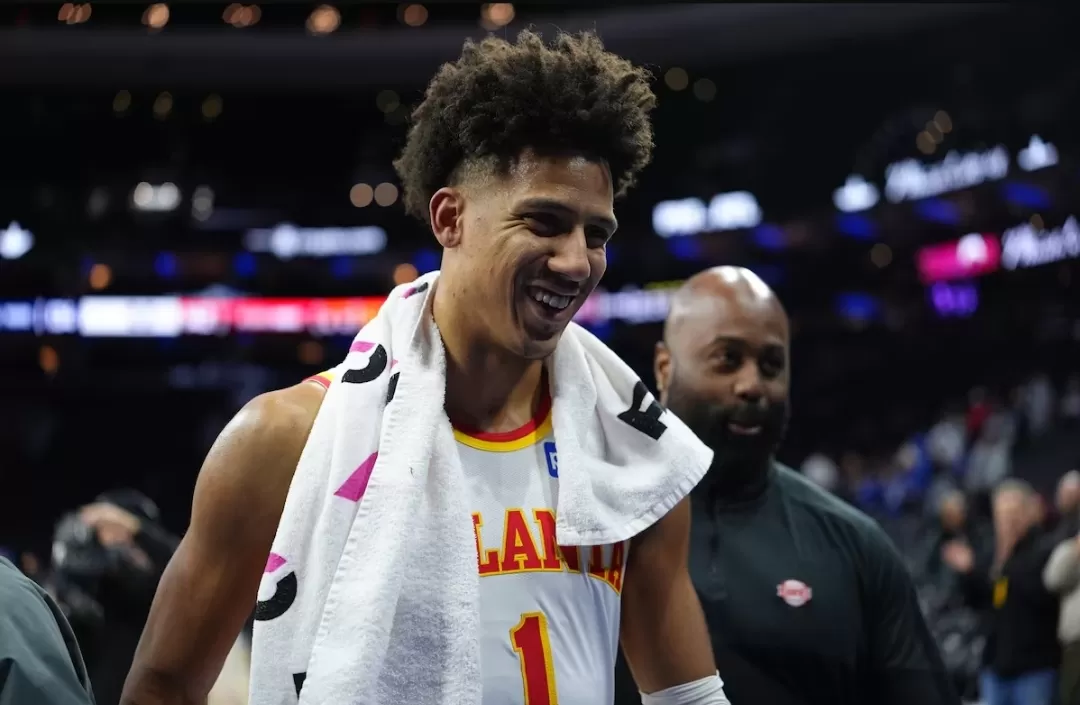 Johnson shines with 41 points and leads Atlanta to a thrilling win after two overtimes.